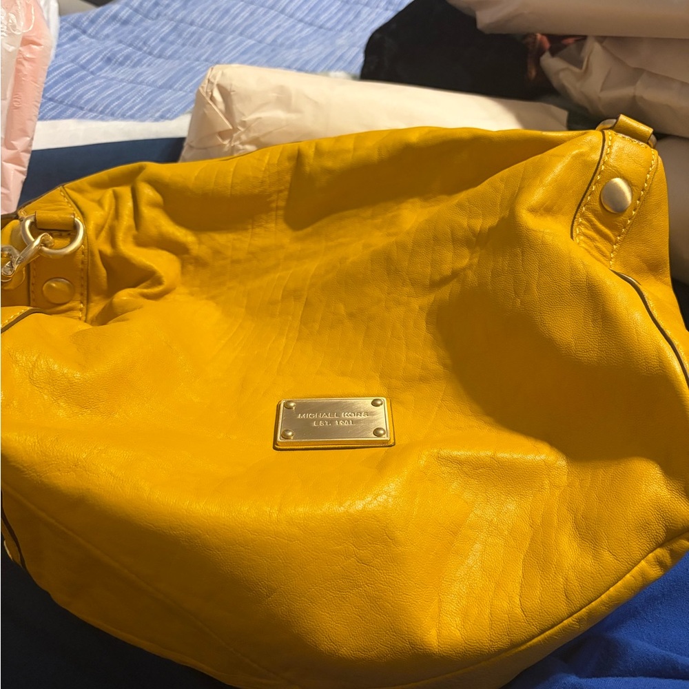 Michael Kors Vibrant Yellow Shoulder Bag. NWOT